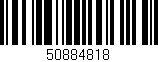 Código de barras (EAN, GTIN, SKU, ISBN): '50884818'