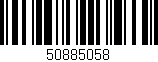 Código de barras (EAN, GTIN, SKU, ISBN): '50885058'