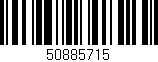 Código de barras (EAN, GTIN, SKU, ISBN): '50885715'