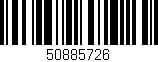 Código de barras (EAN, GTIN, SKU, ISBN): '50885726'