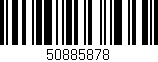 Código de barras (EAN, GTIN, SKU, ISBN): '50885878'