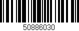 Código de barras (EAN, GTIN, SKU, ISBN): '50886030'