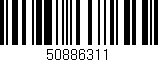 Código de barras (EAN, GTIN, SKU, ISBN): '50886311'