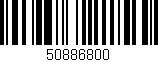 Código de barras (EAN, GTIN, SKU, ISBN): '50886800'