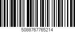 Código de barras (EAN, GTIN, SKU, ISBN): '5088767765214'