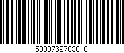 Código de barras (EAN, GTIN, SKU, ISBN): '5088769783018'