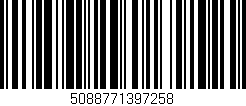 Código de barras (EAN, GTIN, SKU, ISBN): '5088771397258'