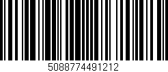 Código de barras (EAN, GTIN, SKU, ISBN): '5088774491212'