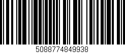 Código de barras (EAN, GTIN, SKU, ISBN): '5088774849938'