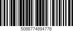 Código de barras (EAN, GTIN, SKU, ISBN): '5088774894778'