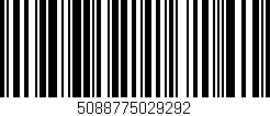 Código de barras (EAN, GTIN, SKU, ISBN): '5088775029292'