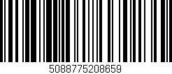 Código de barras (EAN, GTIN, SKU, ISBN): '5088775208659'