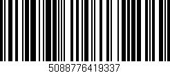 Código de barras (EAN, GTIN, SKU, ISBN): '5088776419337'
