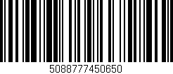 Código de barras (EAN, GTIN, SKU, ISBN): '5088777450650'