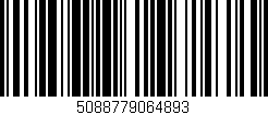 Código de barras (EAN, GTIN, SKU, ISBN): '5088779064893'