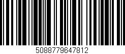 Código de barras (EAN, GTIN, SKU, ISBN): '5088779647812'