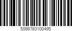 Código de barras (EAN, GTIN, SKU, ISBN): '5088783100495'