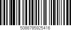 Código de barras (EAN, GTIN, SKU, ISBN): '5088785925416'
