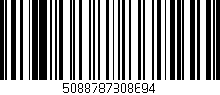 Código de barras (EAN, GTIN, SKU, ISBN): '5088787808694'