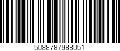 Código de barras (EAN, GTIN, SKU, ISBN): '5088787988051'