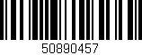 Código de barras (EAN, GTIN, SKU, ISBN): '50890457'