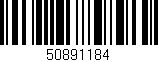 Código de barras (EAN, GTIN, SKU, ISBN): '50891184'