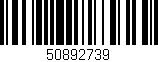 Código de barras (EAN, GTIN, SKU, ISBN): '50892739'