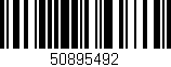 Código de barras (EAN, GTIN, SKU, ISBN): '50895492'