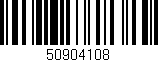 Código de barras (EAN, GTIN, SKU, ISBN): '50904108'