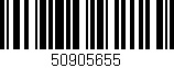 Código de barras (EAN, GTIN, SKU, ISBN): '50905655'