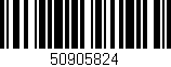 Código de barras (EAN, GTIN, SKU, ISBN): '50905824'