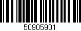 Código de barras (EAN, GTIN, SKU, ISBN): '50905901'