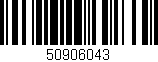 Código de barras (EAN, GTIN, SKU, ISBN): '50906043'