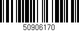 Código de barras (EAN, GTIN, SKU, ISBN): '50906170'