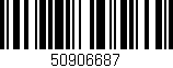 Código de barras (EAN, GTIN, SKU, ISBN): '50906687'