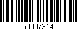Código de barras (EAN, GTIN, SKU, ISBN): '50907314'