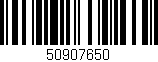Código de barras (EAN, GTIN, SKU, ISBN): '50907650'