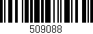Código de barras (EAN, GTIN, SKU, ISBN): '509088'