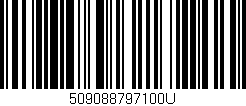 Código de barras (EAN, GTIN, SKU, ISBN): '509088797100U'