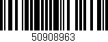Código de barras (EAN, GTIN, SKU, ISBN): '50908963'