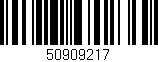 Código de barras (EAN, GTIN, SKU, ISBN): '50909217'