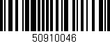 Código de barras (EAN, GTIN, SKU, ISBN): '50910046'