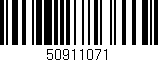 Código de barras (EAN, GTIN, SKU, ISBN): '50911071'