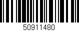 Código de barras (EAN, GTIN, SKU, ISBN): '50911480'