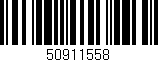 Código de barras (EAN, GTIN, SKU, ISBN): '50911558'
