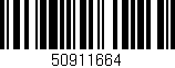 Código de barras (EAN, GTIN, SKU, ISBN): '50911664'