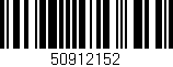 Código de barras (EAN, GTIN, SKU, ISBN): '50912152'