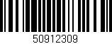 Código de barras (EAN, GTIN, SKU, ISBN): '50912309'