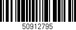 Código de barras (EAN, GTIN, SKU, ISBN): '50912795'