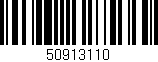 Código de barras (EAN, GTIN, SKU, ISBN): '50913110'